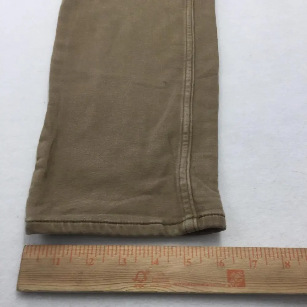 Banana Republic Jeans Mens 32x32 Beige Straight Leg Denim Zip Fly Stretch Casual